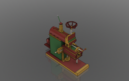 台钻【彩红网3D模型-caired.com】缩略图